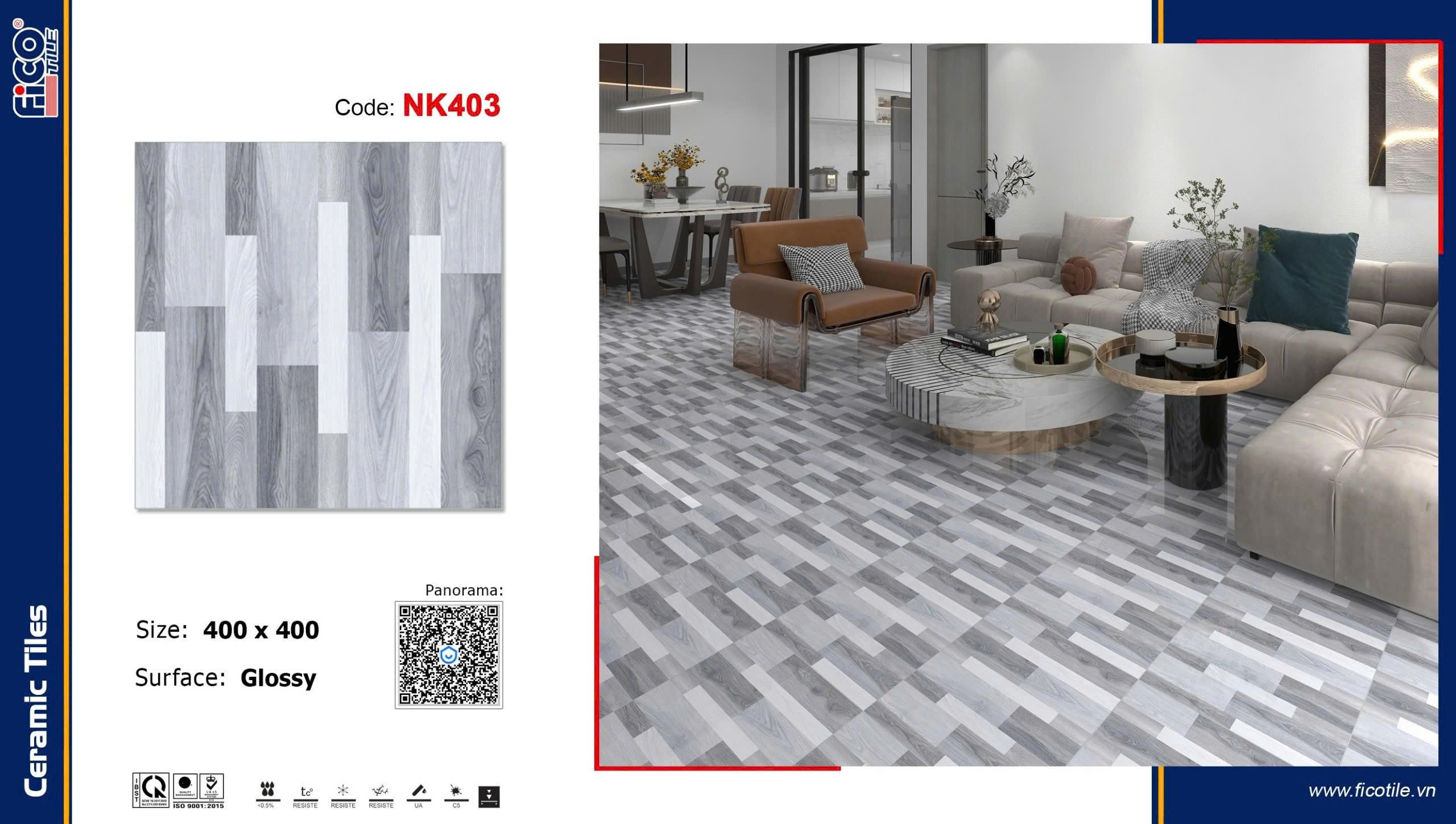 Gạch  lát nền KT60x60